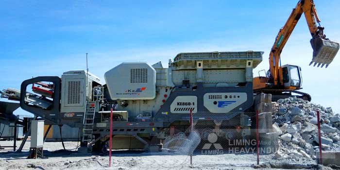 150tph granite mobile crushing line in Mongolia