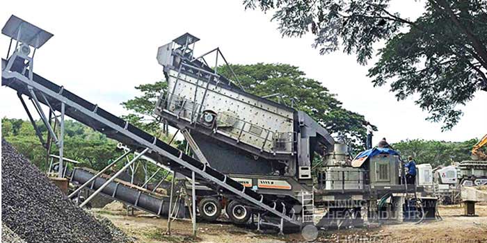 100tph river stone crushing line in Subic, Philippines