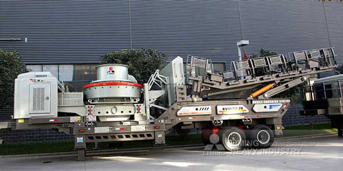 150TPH River stone mobile crusher plant in Philippines