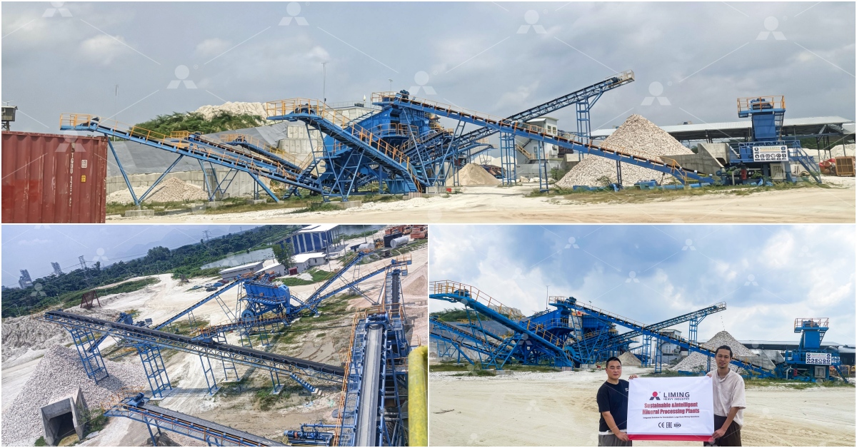 200TPH Limestone Crushing Project in Malaysia